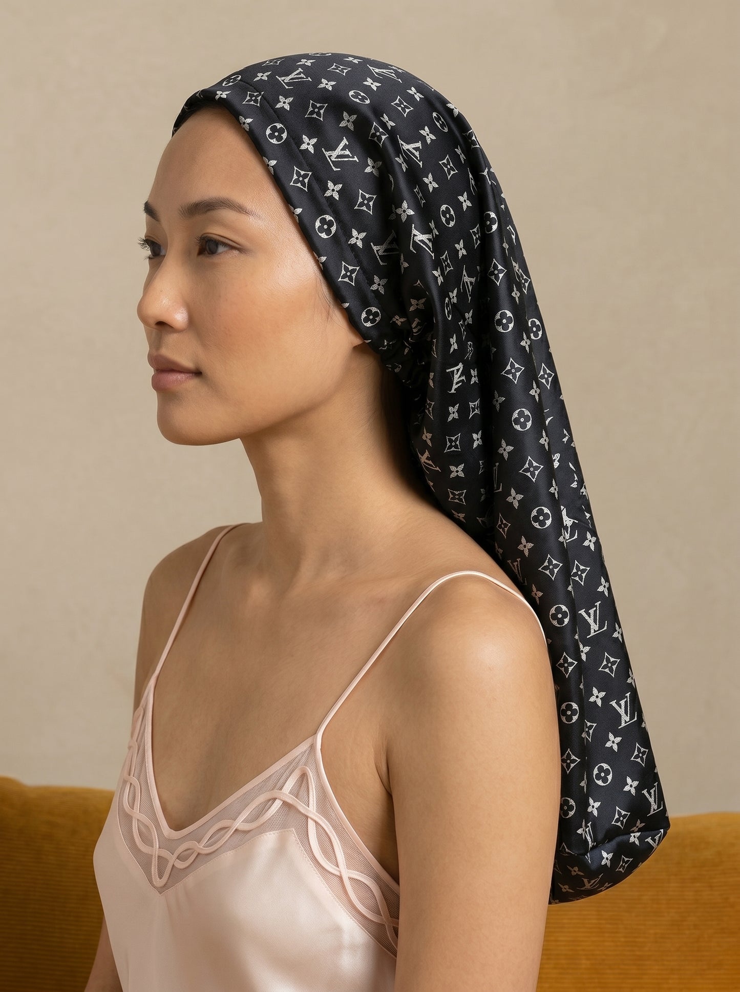 Extra Long Satin Sleep Bonnet